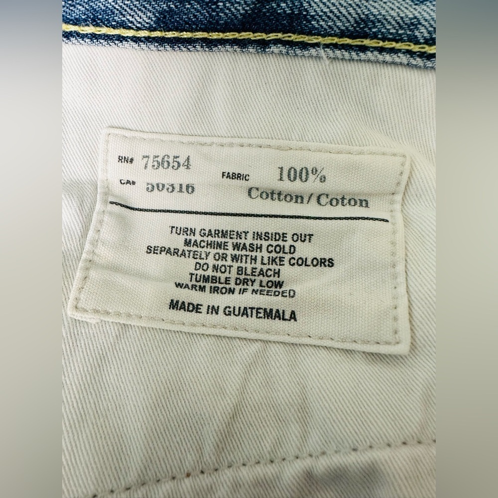 Abercrombie & Fitch Men's Light Wash Straight Cut Jeans Size 31”x 32” - Picture 6 of 11